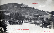 Anlegeplatz am Boulevard in Kertsch auf der Krim am 16. Juli 1918