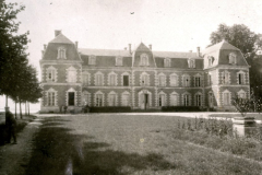 Französisches Schloss oder Herrenhaus während des Ersten Weltkriegs
