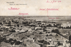 Feodosia auf der Krim mit Blick vom Berg Mitridat, Juli 1918