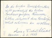 Brief aus der Gefangenschaft