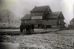 Fahrhäuser in einem Dorf