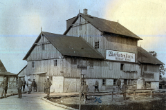 Bahnhof in einem Dorf