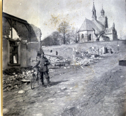 Fotografie von einem Soldaten im Ersten Weltkrieg