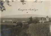 Landschaftliche Szene im Ersten Weltkrieg