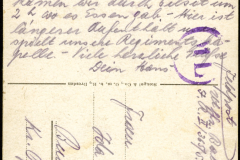 Brief von einem Soldaten im Ersten Weltkrieg