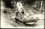 Historisches Foto von einem Minenwerfer