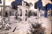 Grabstätte von Soldaten des Ersten Weltkriegs auf einem Friedhof in Europa
