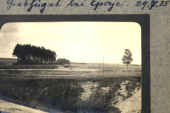 Landschaft bei Époye während des Ersten Weltkriegs am 29. Juli 1915