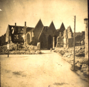 Ruinen der St.-Maria-Kirche in Galizien