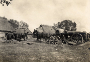 Historische Militärszenne in Frankreich