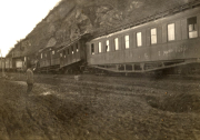 Ein historischer Zug im Ersten Weltkrieg
