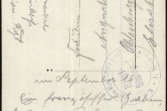 Erinnerungskarte der 1. Kompanie des Kgl. Preußischen Garde-Pionier-Regiments aus dem Ersten Weltkrieg