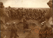 Soldaten der 1. Kompanie der Kgl. Preußischen Garde Reserve Pionier Regiment im Ersten Weltkrieg