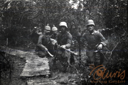 Soldaten der 1. Kompanie der Königlichen Preußischen Garde Res. Pionier Regiment im Ersten Weltkrieg