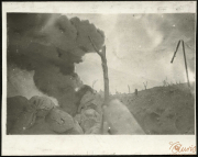 Kampfszenen der 1. Kompagnie der königlich preußischen Garde Pionier-Regiment im Ersten Weltkrieg