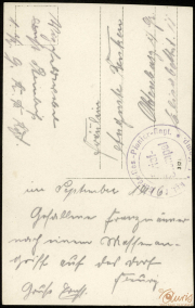 Historische Ansichtskarte der 1. Kompanie der Kgl. Preußischen Garde Pionier-Regiments im Ersten Weltkrieg