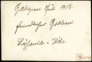 Galizien 1914: Aktivitäten der 1. Kompagnie Kgl. Preußisches Garde-Reserve-Pionier-Regiment während des Ersten Weltkriegs