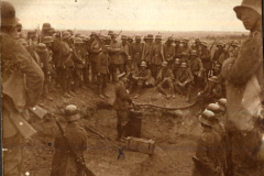 Soldaten der 1. Kompanie der Kgl. Preußischen Garde Reserve Pionier Regiment im Ersten Weltkrieg