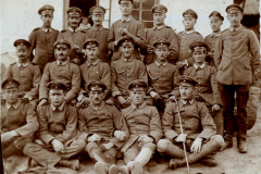 Soldaten der 1. Kompanie des Königlichen Preußischen Garde-Pionier-Regiments im Ersten Weltkrieg