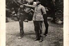 Soldaten der 1. Kompanie des Königlichen Preußischen Garde Pionierregiments während des Ersten Weltkriegs