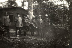 Soldaten der 1. Kompagnie des Kgl. Preußischen Garde Pionier-Regiments im Ersten Weltkrieg