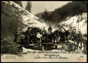 Lose Fotos vom Ersten Weltkrieg mit Kommentaren zur österreichischen Front in den Tiroler Hochgebirgen