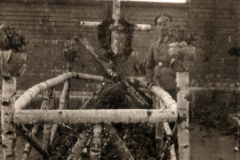Fotoalbum zum Ersten Weltkrieg mit dem Aufdruck Aus grosser Zeit WK I I.R. 117 I.D. 25