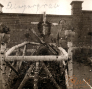 Fotoalbum zum Ersten Weltkrieg mit dem Aufdruck Aus grosser Zeit WK I I.R. 117 I.D. 25