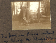 Fotoalbum mit dem Aufdruck Aus grosser Zeit aus dem Ersten Weltkrieg, 117 I.D. 25