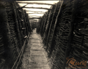 Schützengraben im Ersten Weltkrieg bei Trench Warfare