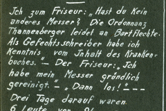 Rasieren im Schutzgraben während des Ersten Weltkriegs bei Thannenberg