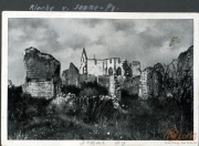 Zerstörte Kirche von Sommer-Py nach dem Ersten Weltkrieg in Frankreich
