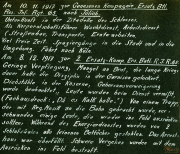 Erinnerungen an den Ersten Weltkrieg mit Fokus auf die Genesen Kompanie in Jülich im Jahr 1917