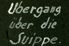 Übergang über die Suippe während des Ersten Weltkriegs in Frankreich