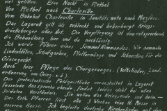 Bericht über die Erlebnisse einer Soldatengruppe im Ersten Weltkrieg an einem Abend in Charleville und Petthe