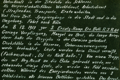 Erinnerungen an den Ersten Weltkrieg mit Fokus auf die Genesen Kompanie in Jülich im Jahr 1917