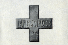 Langemarck Ehrenzeichen der Gefallenen im Ersten Weltkrieg für die 26. Reserve-Kompagnie