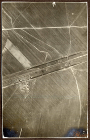 Strategische Eisenbahninfrastruktur während des Ersten Weltkriegs in einem besetzten Gebiet