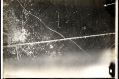 Luftaufnahme einer zerstörten Landschaft aus dem Ersten Weltkrieg im Jahr 1917