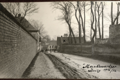 Blick auf das Militärquartier in Boiry während des Ersten Weltkriegs 1915/16