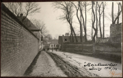Blick auf das Militärquartier in Boiry während des Ersten Weltkriegs 1915/16