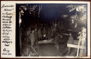 Russischer Mörser in der Feuerstellung während des Ersten Weltkriegs in Berry im Juli 1916