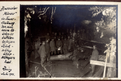 Russischer Mörser in der Feuerstellung während des Ersten Weltkriegs in Berry im Juli 1916