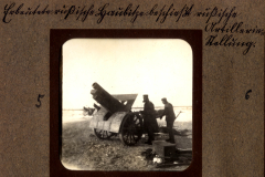 Kriegsgeschehen im Ersten Weltkrieg mit einer Artillerieeinheit