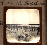 Eindruck von den okkupierten Feldern während des Ersten Weltkriegs im Jahr 1917