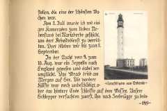 Ein Leuchtturm in Ostende während des Ersten Weltkriegs mit mil