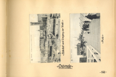Historische Ansichten von Ostende während des Ersten Weltkriegs