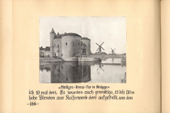 Heiliges-Kreuz-Tor in Brügge während des Ersten Weltkrieges mi