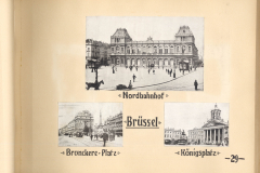 Nordbahnhof, Bronzere-Platz und Königsplatz in Brüssel währen