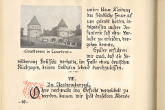 Festungsanlagen in Courtrai während des Ersten Weltkriegs und d
